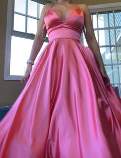 Sherri Hill Pink Size 0 Black Tie Pageant Prom Ball gown on Queenly