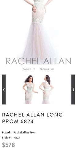 Rachel Allan Nude Size 4 70 Off Mermaid Dress on Queenly