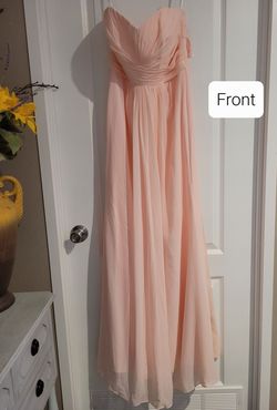 Davids Bridal Pink Size 6 Bridesmaid Floor Length Tulle A-line Dress on Queenly