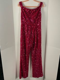 Marc Defang Pink Size 8 70 Off Floor Length Jumpsuit Dress on Queenly
