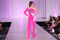 Jovani Pink Size 2 Black Tie Jumpsuit Dress on Queenly