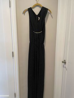 Michael Kors Black Size 16 Nightclub Plus Size Floor Length Jumpsuit Dress on Queenly