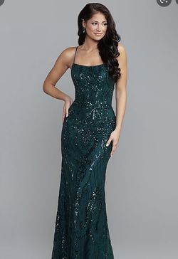Promgirl Green Size 10 50 Off Straight Dress on Queenly