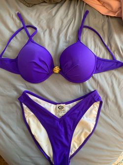 Purple Size 4 Jumpsuit Dress on Queenly