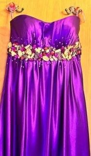 Maggie Sottero Purple Size 6 Black Tie 50 Off Military Straight Dress on Queenly