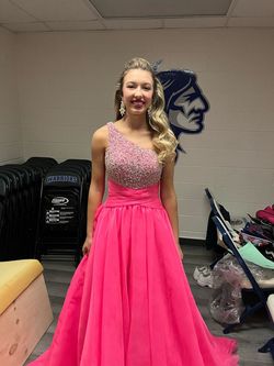 Ashley Lauren Pink Size 4 Prom Ball gown on Queenly