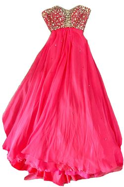 Chique Prom Pink Size 2 Jewelled Free Shipping Magenta A-line Dress on Queenly