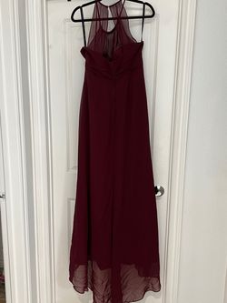 Alfred Angelo Red Size 12 Wedding Guest Black Tie Straight Dress on Queenly