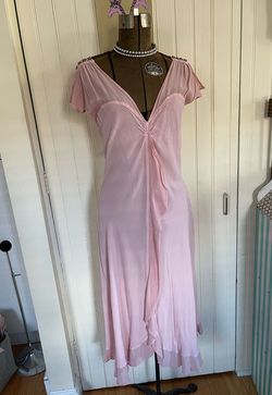 Ghost Pink Size 8 Floor Length A-line Dress on Queenly