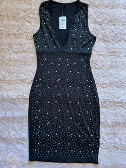 Windsor Black Size 4 Midi Free Shipping Party Cocktail Dress on Queenly