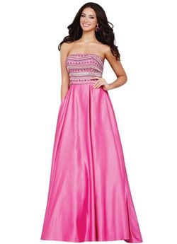 Angela & Alison Pink Size 2 Satin Silk A-line Dress on Queenly