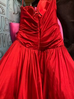 Sherri Hill Red Size 4 Floor Length Pageant Train Dress on Queenly