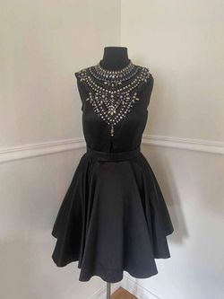 Style 4206 Rachel Allan Black Size 14 Flare 70 Off Cocktail Dress on Queenly