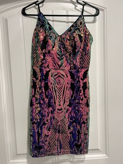 Multicolor Size 8 Cocktail Dress on Queenly