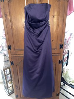 David's Bridal Purple Size 10 Floor Length Ball gown on Queenly
