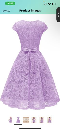 Purple Size 8 A-line Dress on Queenly