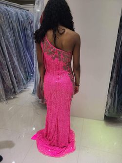 Primavera Pink Size 00 Black Tie Floor Length Straight Dress on Queenly