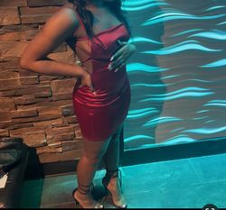 Fashion Nova Red Size 8 Homecoming Cocktail Dress on Queenly