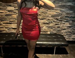 Fashion Nova Red Size 8 Homecoming Cocktail Dress on Queenly
