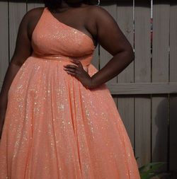 Sherri Hill Orange Size 18 Free Shipping Ball gown on Queenly