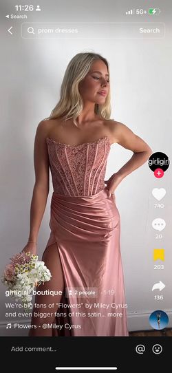 Sherri Hill Pink Size 00 Prom Train Straight Dress on Queenly