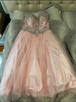 Pink Ball gown on Queenly