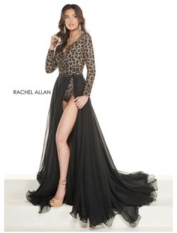 Rachel Allan Black Size 4 Floor Length 50 Off Train Dress on Queenly