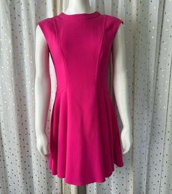 Eliza J Pink Size 2 Sunday Midi Summer Cocktail Dress on Queenly