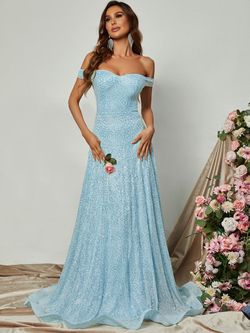 Style FSWD0845 Faeriesty Blue Size 0 Sweetheart Military Floor Length A-line Dress on Queenly
