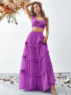 Style FSWU9004 Faeriesty Purple Size 0 Military Straight Dress on Queenly
