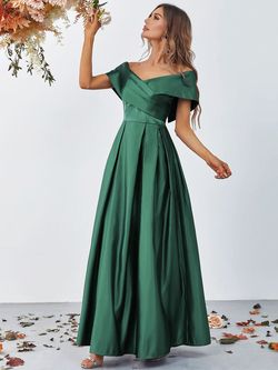 Style FSWD0861 Faeriesty Green Size 8 Satin Fswd0861 A-line Dress on Queenly