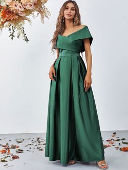 Style FSWD0861 Faeriesty Green Size 8 Satin Fswd0861 A-line Dress on Queenly
