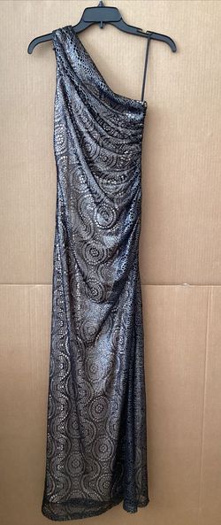 Blondie Nites Black Size 8 Lace 50 Off Bridesmaid Ball gown on Queenly