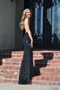Sherri Hill Black Size 00 Pageant Straight Dress on Queenly