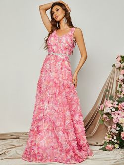 Style FSWD8059 Faeriesty Pink Size 0 Black Tie Tall Height Military Polyester Straight Dress on Queenly