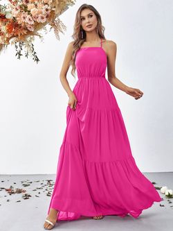 Style FSWD0925 Faeriesty Pink Size 4 Floor Length Jersey Tall Height Corset Straight Dress on Queenly