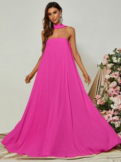 Style FSWD0847 Faeriesty Pink Size 4 Barbiecore Polyester Tall Height A-line Dress on Queenly