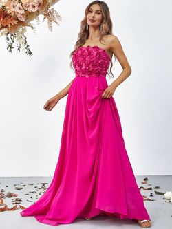 Style FSWD0854 Faeriesty Pink Size 8 Floor Length Polyester Tall Height A-line Dress on Queenly