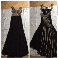 Mac Duggal Black Size 4 Floor Length Ball gown on Queenly