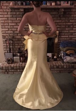 Terani Couture Yellow Size 2 Free Shipping Mermaid Dress on Queenly