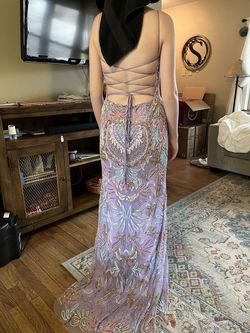 Rachel Allan Multicolor Size 6 Prom Pageant Mermaid Dress on Queenly