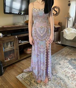 Rachel Allan Multicolor Size 6 Prom Pageant Mermaid Dress on Queenly