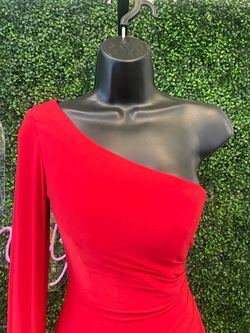 Sherri Hill Bright Red Size 0 Euphoria Cocktail Dress on Queenly
