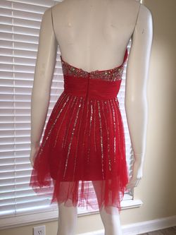 Cassandra Stone Red Size 0 Homecoming Cocktail Dress on Queenly