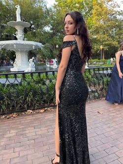 Calista Party Dresses Black Size 4 Prom Side slit Dress on Queenly