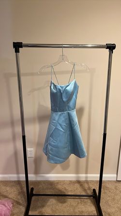 Sherri Hill Blue Size 4 Pageant Prom Floor Length Homecoming A-line Dress on Queenly