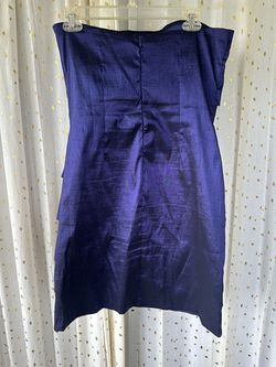 Snap Purple Size 12 Mermaid Polyester 50 Off Cocktail Dress on Queenly