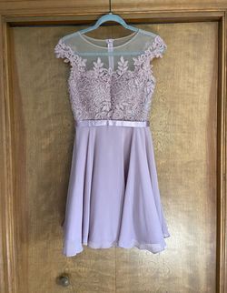 Promgirl Pink Size 4 Military Floor Length A-line Dress on Queenly