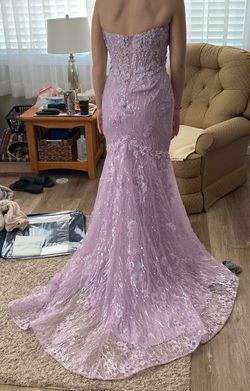 Sherri Hill Purple Size 6 Mermaid Dress on Queenly