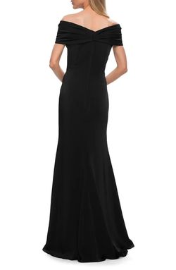 La Femme Black Size 12 50 Off Mermaid Jersey A-line Dress on Queenly